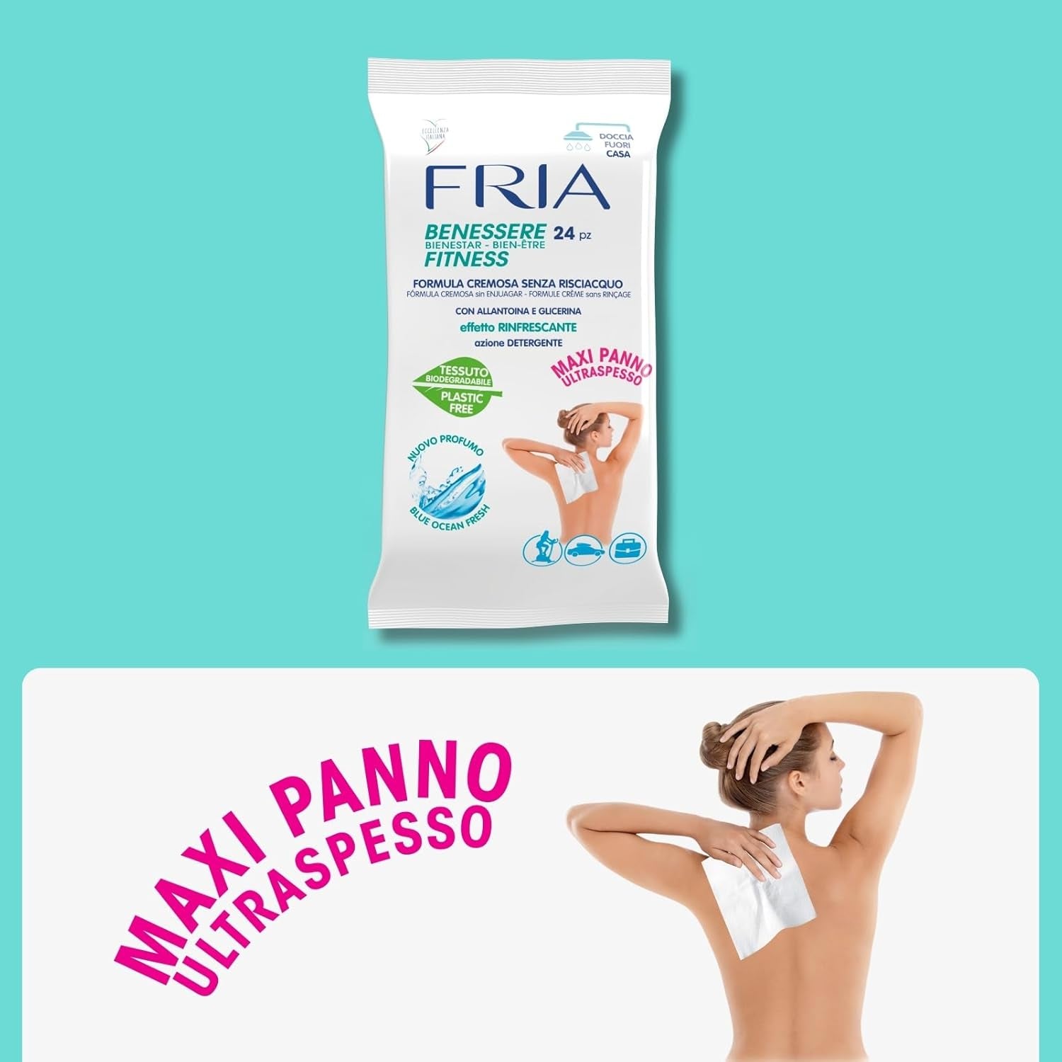 Lingettes pour le bien-être du corps 24 pièces