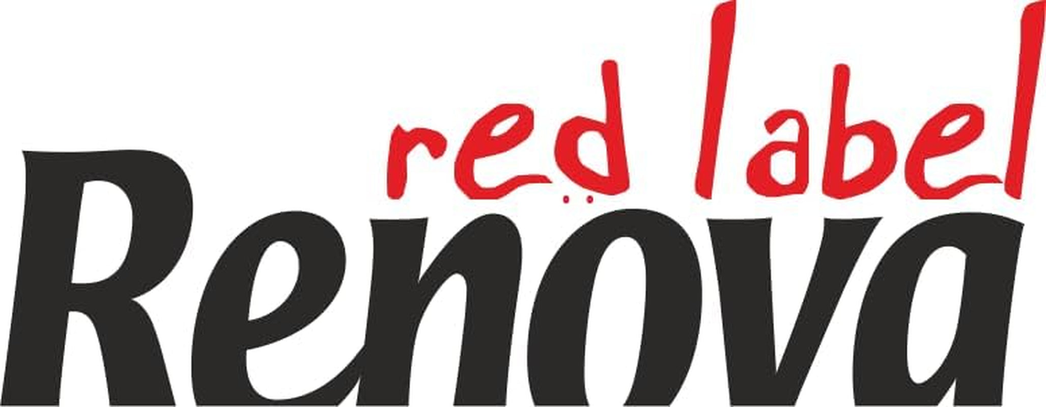 Serviettes en papier Renova, étiquette rouge orange - 70 serviettes