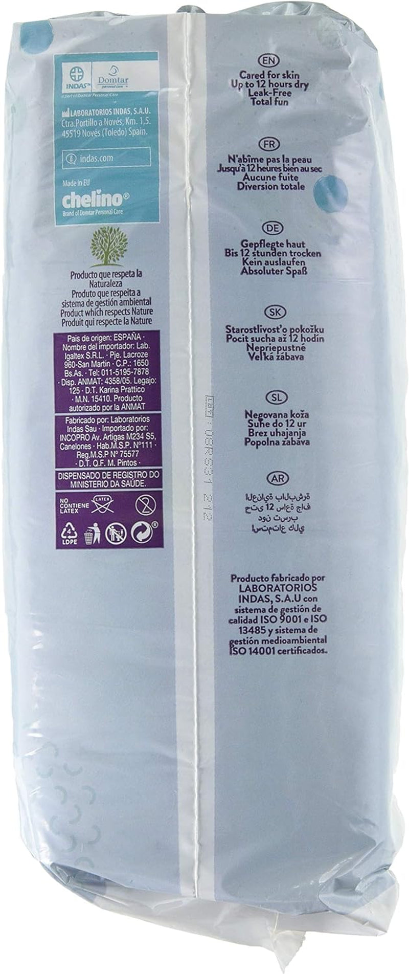 Couches Indas Fashion & Love XL, taille 6 (17-28 kg), 27 pièces