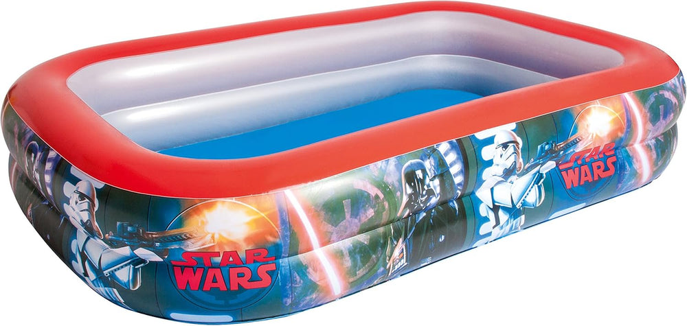 Bestway Family Pool, Piscine rectangulaire pour Enfants, Facile à Assembler, Couleur, 262 x 175 x 51 cm