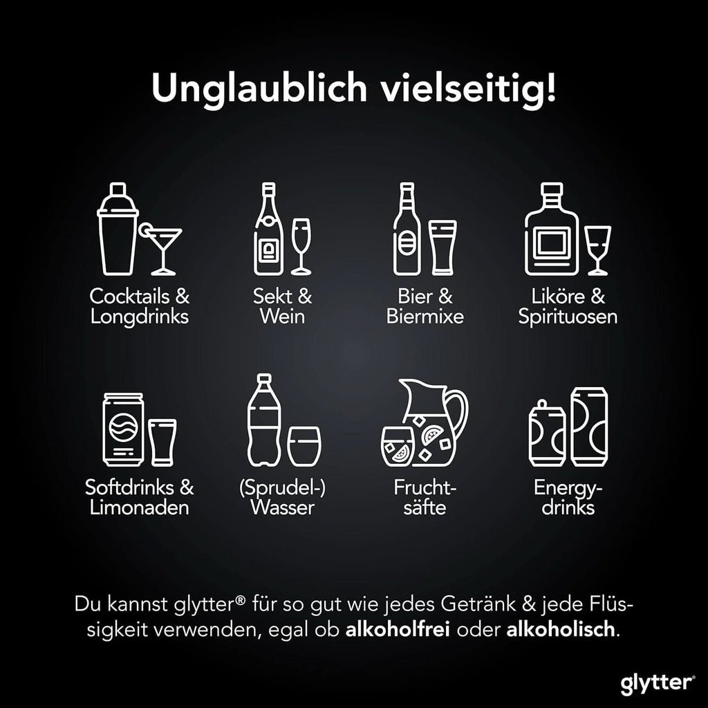 Glitter comestibil pentru băuturi și lichide, 10 grame Naty Shop