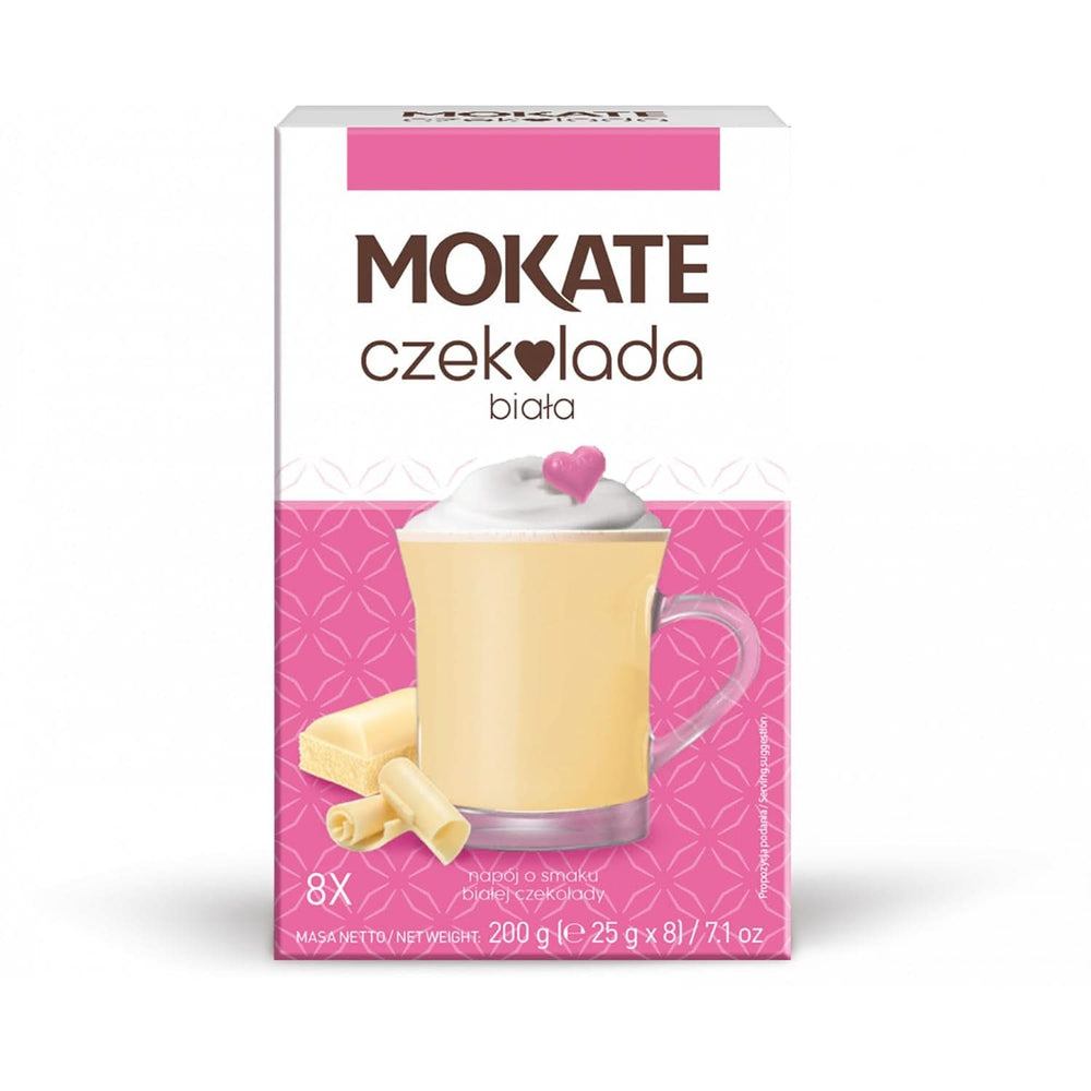 MOKATE® Chocolat chaud noir - 1 paquet 180 grammes - 10 sachets Cacao et Chocolat Chaud Naty Shop Chocolat Blanc - 8 sachets