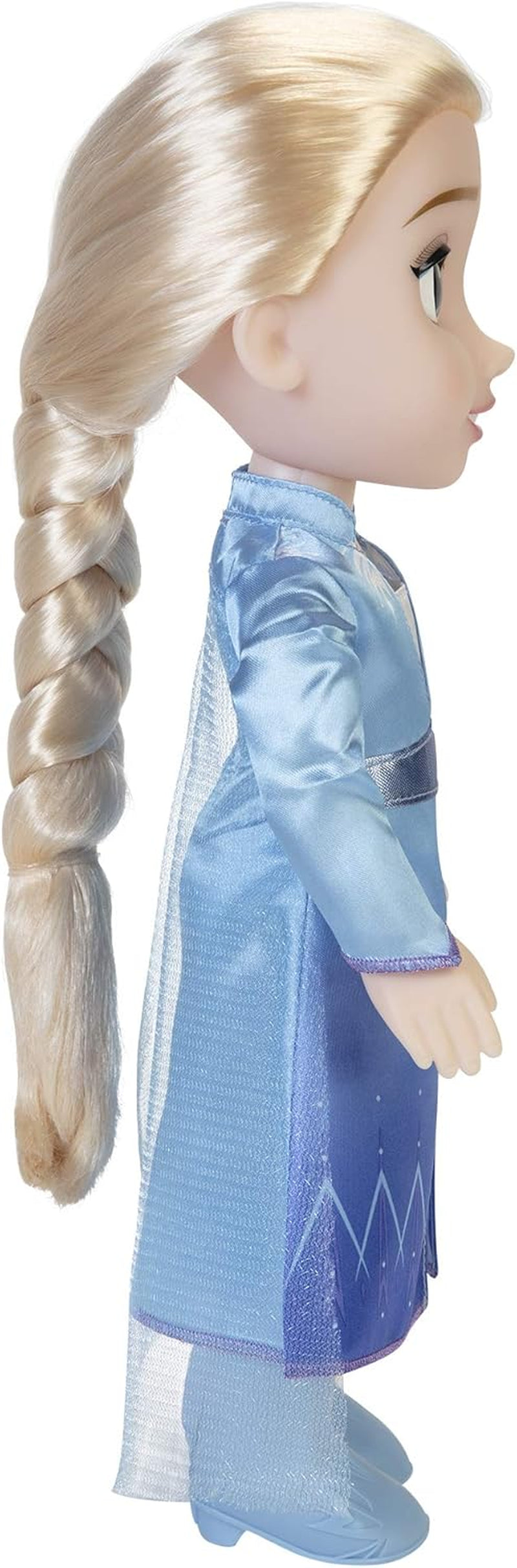 Disney Frozen 2 Elsa Travel Doll, poupée de 35 cm avec une robe inspirée du film culte, des bottes et de longs cheveux tressés pour plus de plaisir de jeu, pour les filles de 3 ans et plus