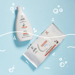 Bionike Triderm Baby Lingettes humides pour peaux sèches et sensibles Effet apaisant et raffermissant Protège et hydrate 72 lingettes