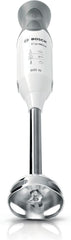 Bosch Stabmixer Ergomixx MSM66110, Edelstahl-Mixfuß, Mix- Und Messbecher, 2 Geschwindigkeitsstufen, Leichtes Gehäuse, 4-Klingen-Messer, Einfache Reinigung, 600 W, Weiß/Grau Kitchen Naty Shop
