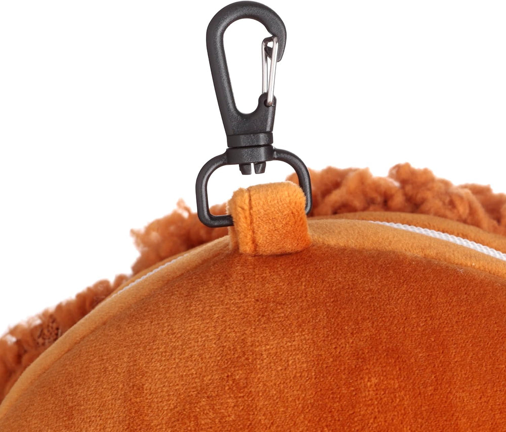 Coussin de voyage Puckator avec masque pour les yeux Relaxeazzz - Gigi le caniche - animaux mignons Coussins de voyage Naty Shop