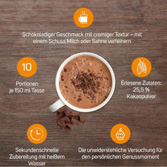 KRÜGER Family, Cacao en poudre pour chocolat chaud, 8 boîtes x 10 sachets, 8 x 250 grammes Cacao et Chocolat Chaud Naty Shop