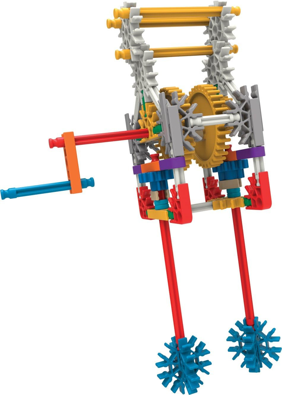 MINT-Forschung Getriebe-Baukastenset, K'NEX Bildung, Basic Fun, 79318, Lernset mit 3 funktionenden Designs, Technik für Kinder, Konstruktionsspielzeug für Young and Mädchen From 8 Jahren