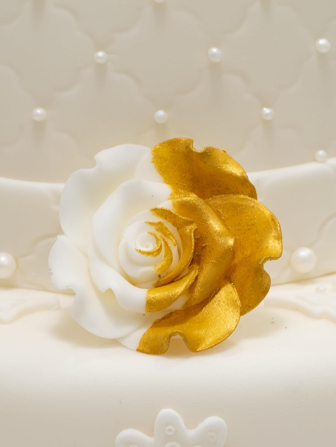 Colorant alimentaire comestible Sugarflair, couleur or pastel - Poudre brillante alimentaire pour gâteaux, muffins, chocolat, pâtisseries, desserts, glaces, boissons, cocktails et plus encore - 4 g