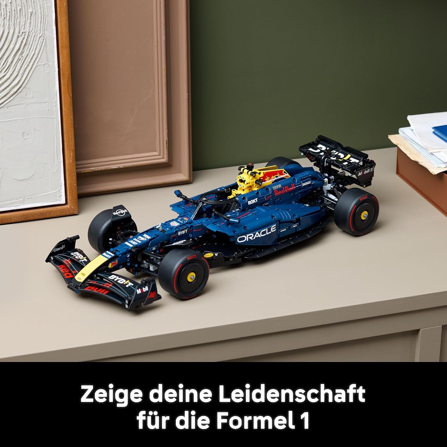 LEGO Technic Oracle Red Bull Racing RB20 F1 Rennauto Modell - Formel 1 Bauset zum Sammeln - V6-Motor, Getriebe, Lenkung & DRS in Maßstab 1:8 - Giftidee for Erwachsene & Teenager 42206