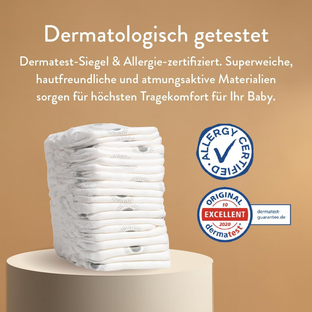 Couches push-up taille 6 XXL (à partir de 15 kg) - 1 sachet de 21 pièces - Sans substances nocives, écologiques, ultra plates, pour une utilisation nocturne - Fabriquées au Danemark