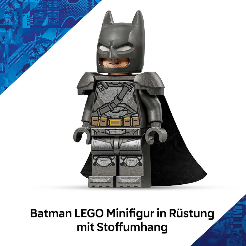LEGO DC Batman Batman contre. Superman : Batmobile - Véhicule de jeu Superhelden - Jeux créatifs avec figurines pour enfants à partir de 9 ans - Jeu de bricolage pour jeux - Jeux pour jeunes et filles - 76331