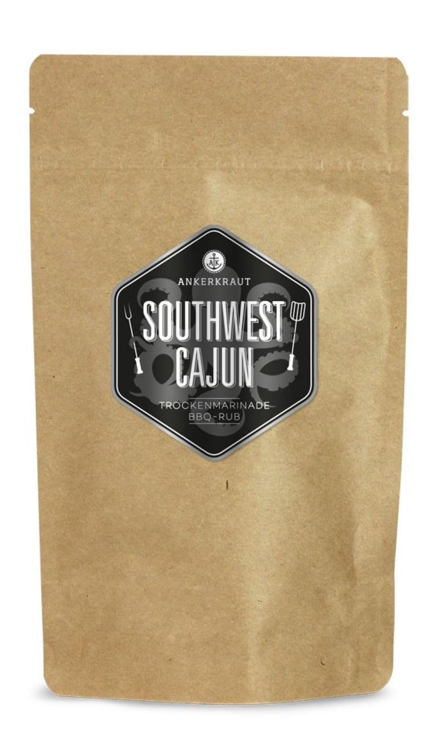 Ankerkraut Southwest Cajun, BBQ Rub Gewürzmischung zum Zubereiten von Gumbos et Jambalaya Gerichten, 170g en Streuer