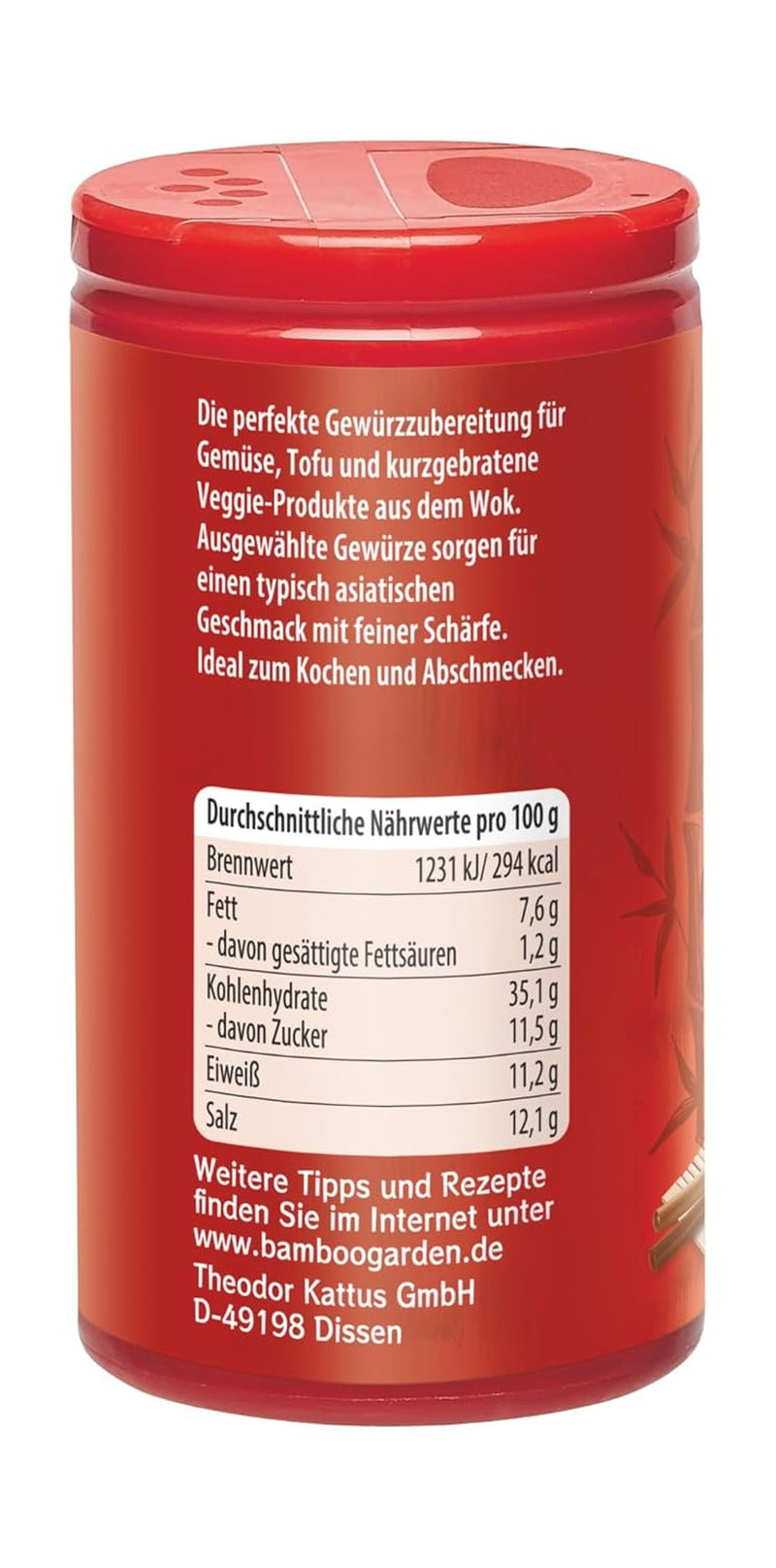 Bamboo Garden - Veggie Wok Mix Préparation | Ingrédients végétaliens et naturels | 40 g dans la dose