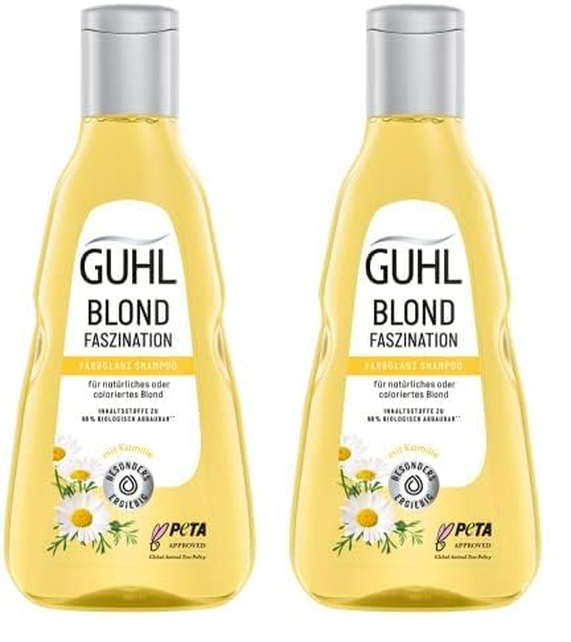 Guhl Blond Fascination Shampooing, Type de cheveux : Blonds, Décolorés Douche et bain Guhl 2 x 250 ml