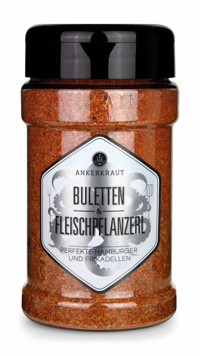 Ankerkraut Buletten & Fleischpflanzerl, Gewürzmischung für Buletten und Frikadellen, 250g dans un sachet aromatique