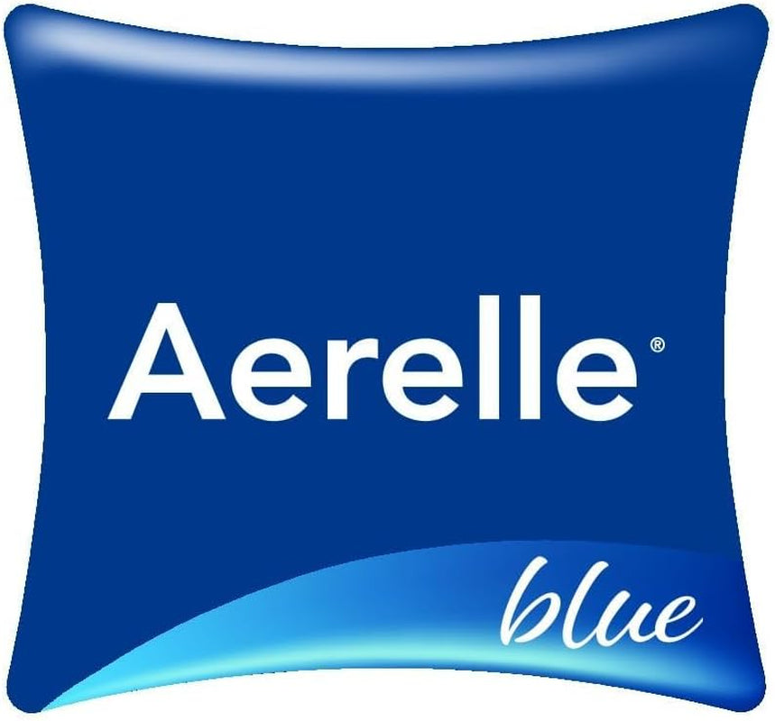 Oreiller Badenia Trendline Eco Aerelle Bleu 80 X 80 Cm, blanc, certifié Oeko-Tex, produit selon la norme de qualité allemande Oreillers standard Naty Shop