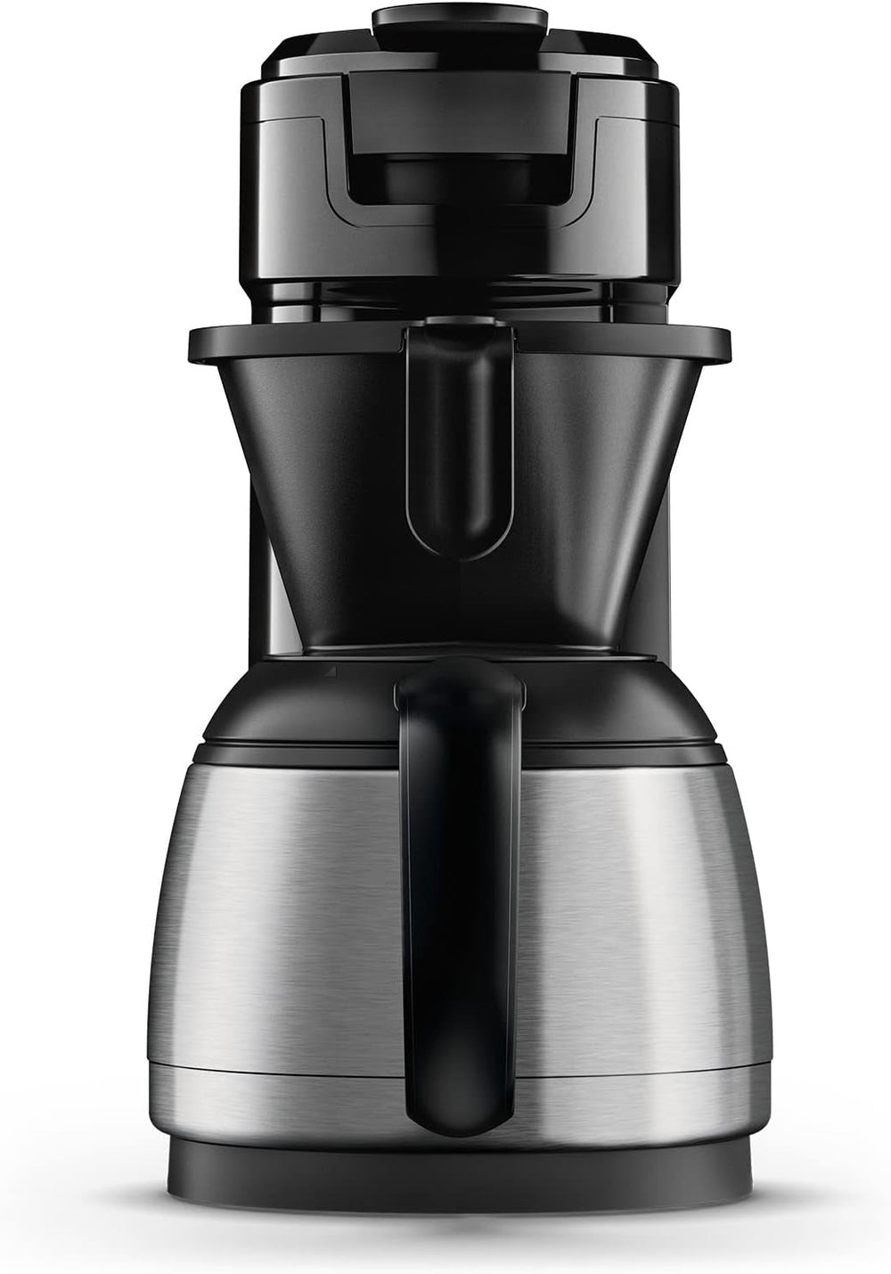 PHILIPS Senseo Switch Machine à expresso à filtre et à dosettes, technologie d'infusion 2 en 1, réservoir d'eau de 1 litre, 7 tasses en une seule infusion, noir piano (HD6592/64)