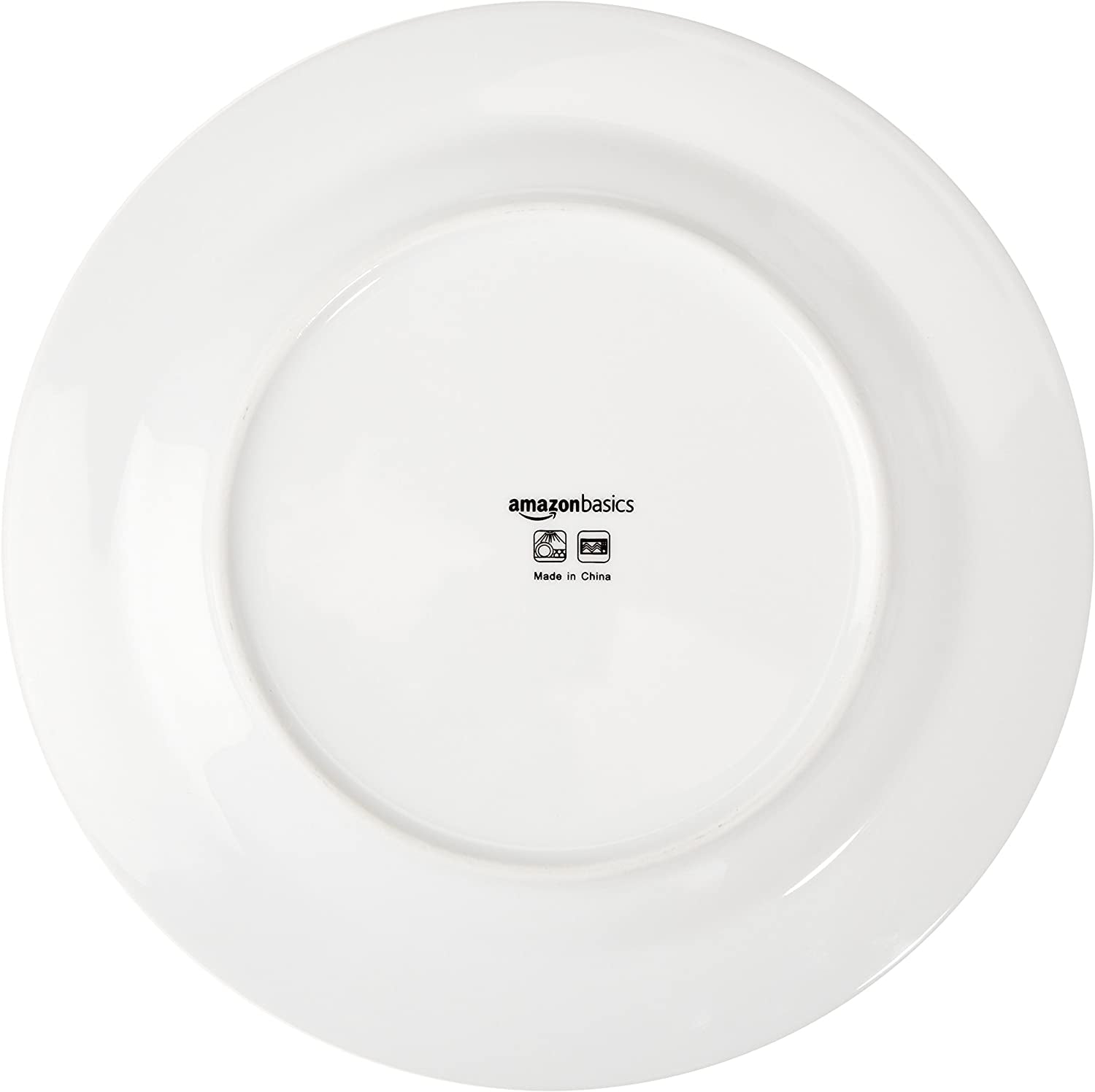 Amazon Basics Service de table 16 pièces à bord noir pour 4 personnes