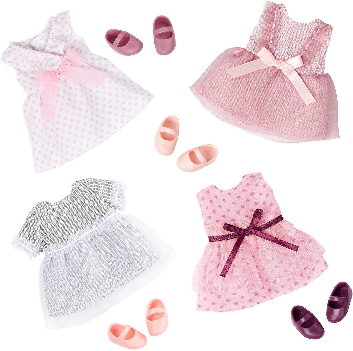 Lori - Mode-Freunde : Nina, Amaya, Chen & Flora - 4 Mini-Puppen - 15 cm Modepuppen - Kleider & Schuhe - Jeux pour enfants - 3 ans +
