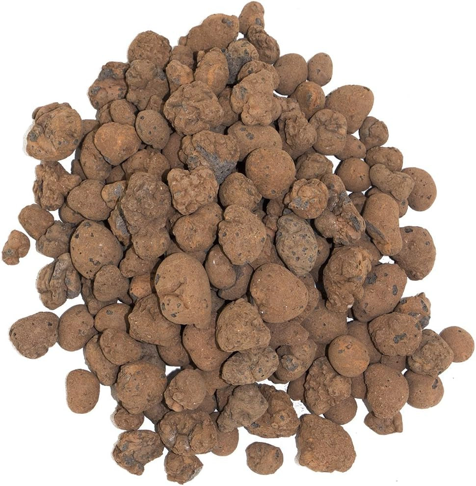 Granulés d'argile expansée Floragard 50 L - matériau de drainage naturel et substrat hydroponique pour pots, bacs, plantes d'intérieur et jardinières - évite l'accumulation d'eau, assure une bonne aération