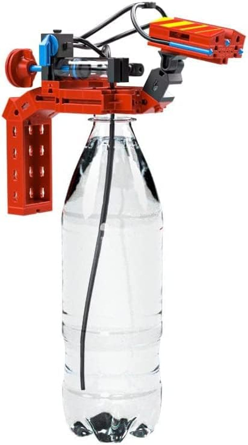fischertechnik 564069 Advanced Firefighter – Bausatz für Kinder ab 7 Jahre, Experimentierbaukasten mit Feuerwehrauto & Spritzfunktion, favorise la compréhension technique, Schwarz, Mittel