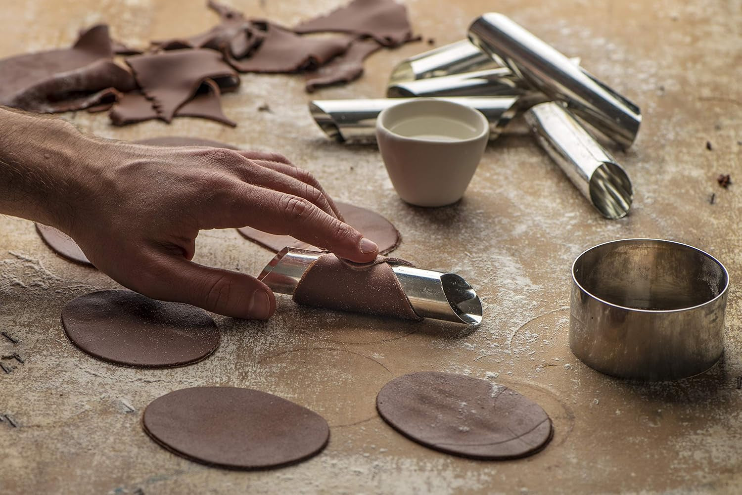 0060212 Cannoli Siciliani Métal 12x2 cm Paquet de 6