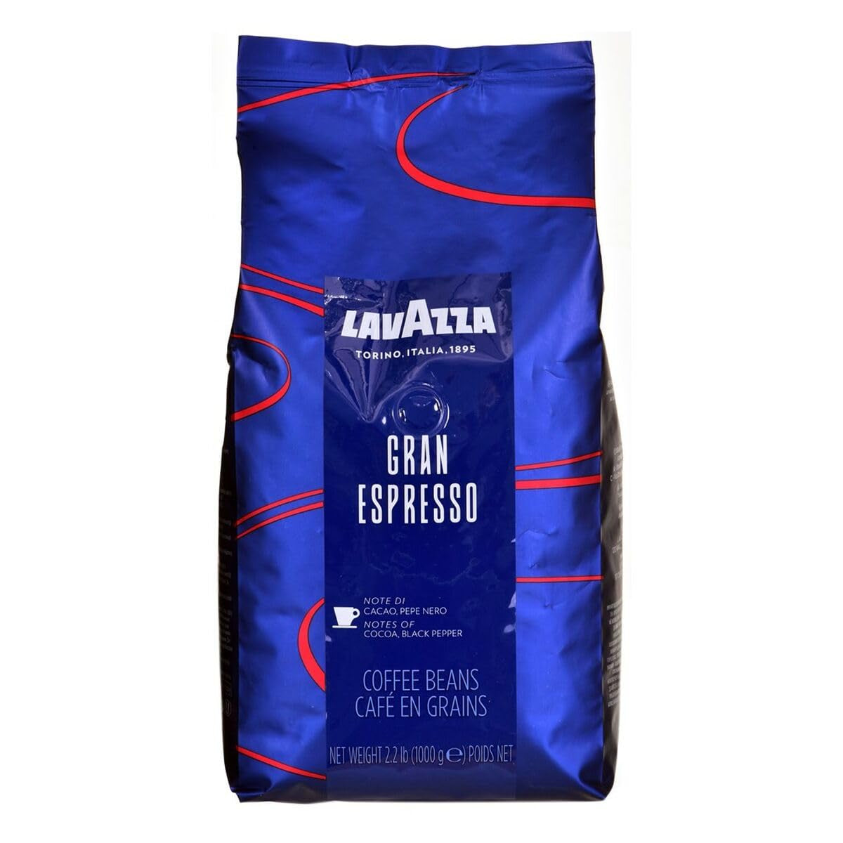 3 x café Lavazza Grand Espresso, grains entiers, 1000g