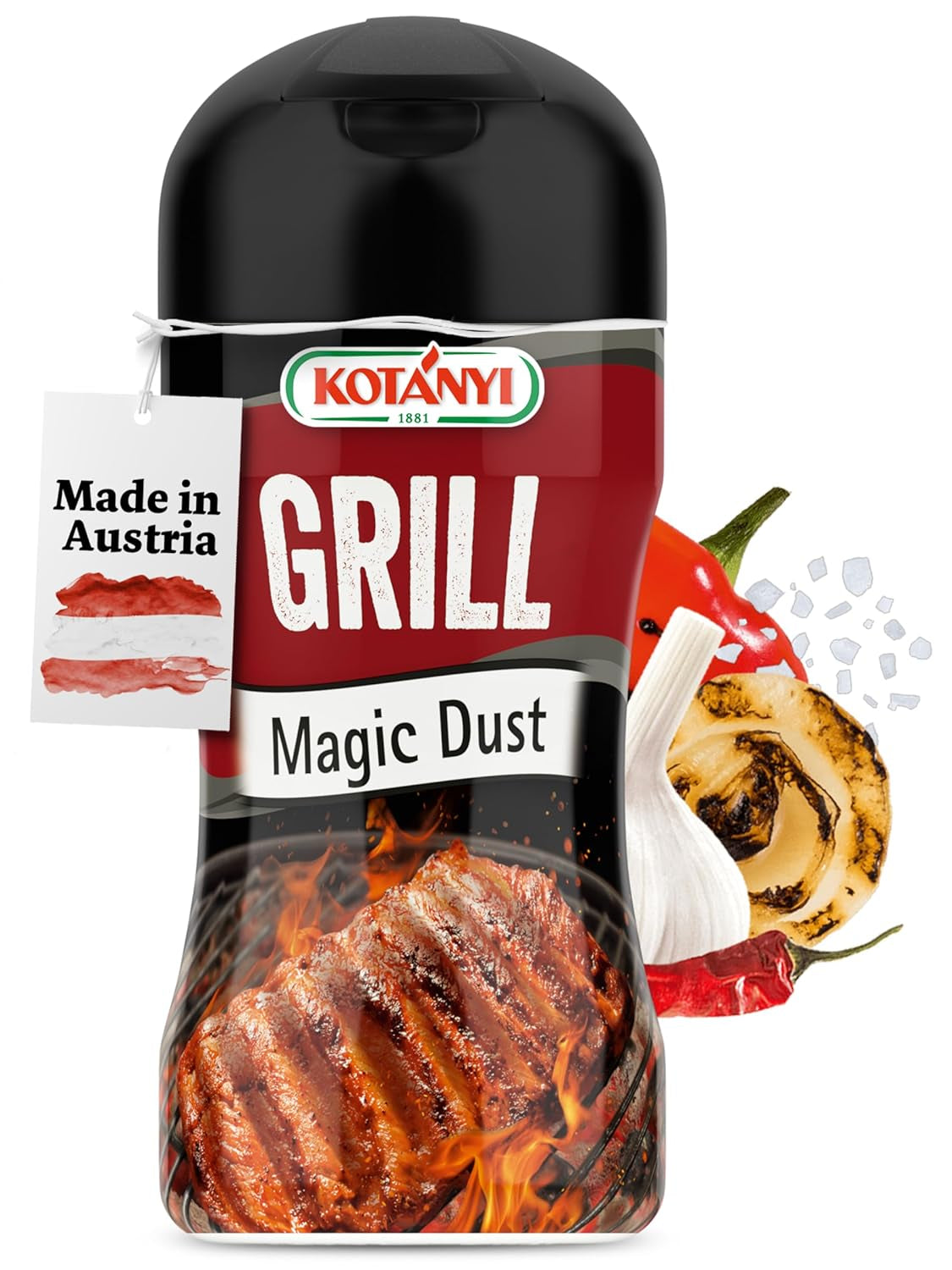 KOTÁNYI Grill Fisch Grillgewürz 80g - Gewürz für Fisch & Meeresfrüchte - Marinade für jede Fischart - Gewürzmischung zum Grillen - [Jetzt für die nächste Grillfeier bestellen!]