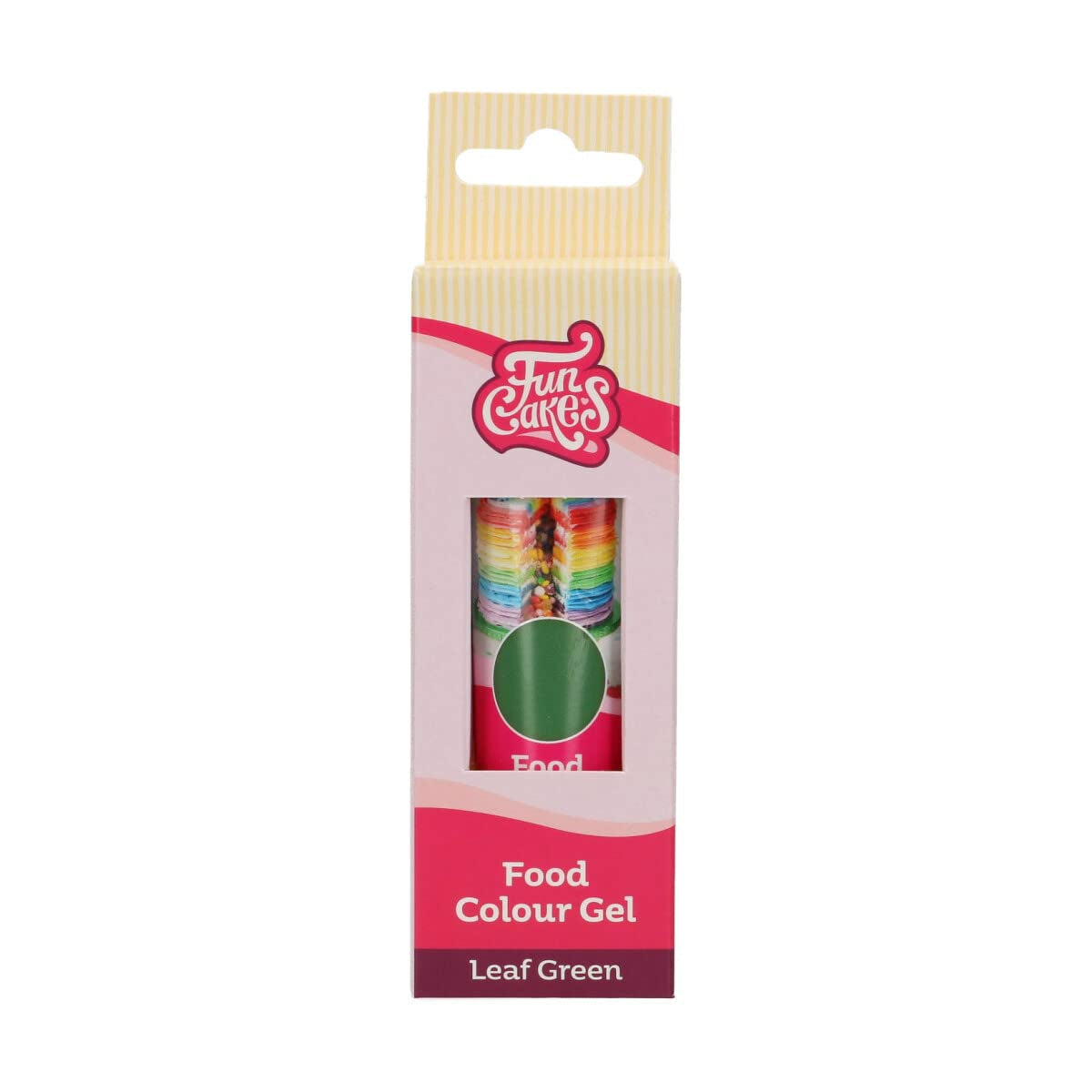 Colorant alimentaire Funcakes Feuille Verte : Colorant alimentaire très concentré pour pâte, crème, fondant et pâte d'amande. Dosage facile. Une seule goutte pour créer des couleurs vibrantes. Halal. 30g.
