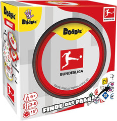 Dobble Bundesliga, jeu familial, jeu de cartes, 2-8 joueurs, à partir de 6 ans, 15 minutes, allemand