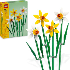 Jonquilles LEGO Botanicals - Cadeaux de Pâques pour filles et garçons - Fleurs artificielles pour enfants - Bouquet de fleurs comme décoration de chambre ou de bureau - Cadeau pour femme - 40747 Jeux de construction Besuche den LEGO-Store Single