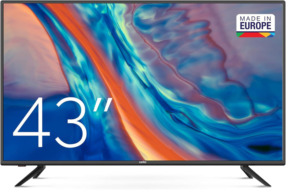 Televizor LED Cello C1924SH de 19 inch cu recepție DVB-T și satelit, configurare ușoară, funcționare de la rețea, 230V, non-inteligent, înregistrare USB a programelor TV în direct, sunet perfect, ideal pentru camere mici