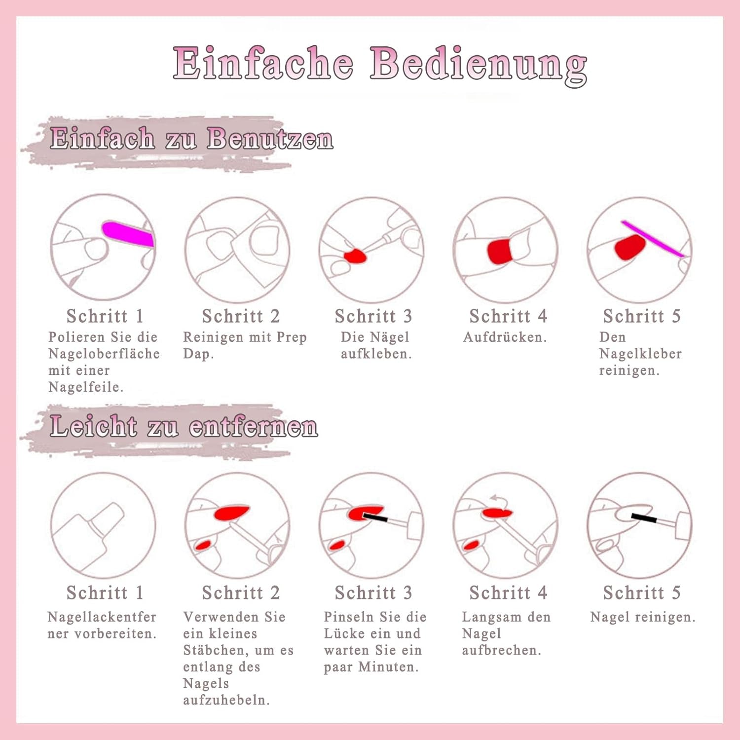 Set 288 bucăți unghii false Ombre Press-on - Kit unghii false artificiale Almond Square Medium Coffin - 3 stiluri gradient cu lipici pentru unghii acrilice pentru femei (Set gradient, 288 bucăți)