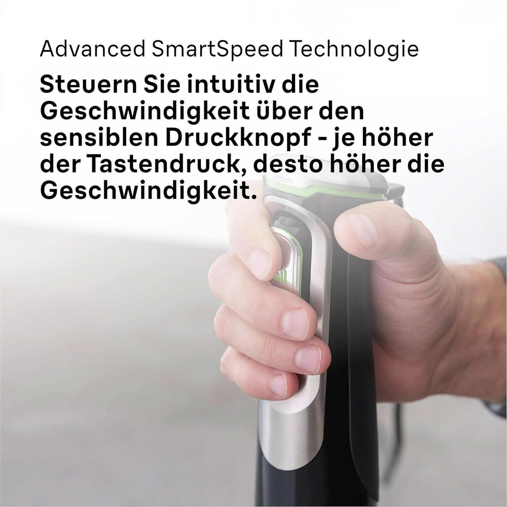 Braun Multiquick 9 MQ 9147X – Mixeur 5 en 1 avec batteur sur socle, mixeur, kartoffel- & gemüsestampfer & Schneebesen, Stufenlose Geschwindigkeitsenstellung, 1200 W, Schwarz/Edelstahl Kitchen Naty Shop