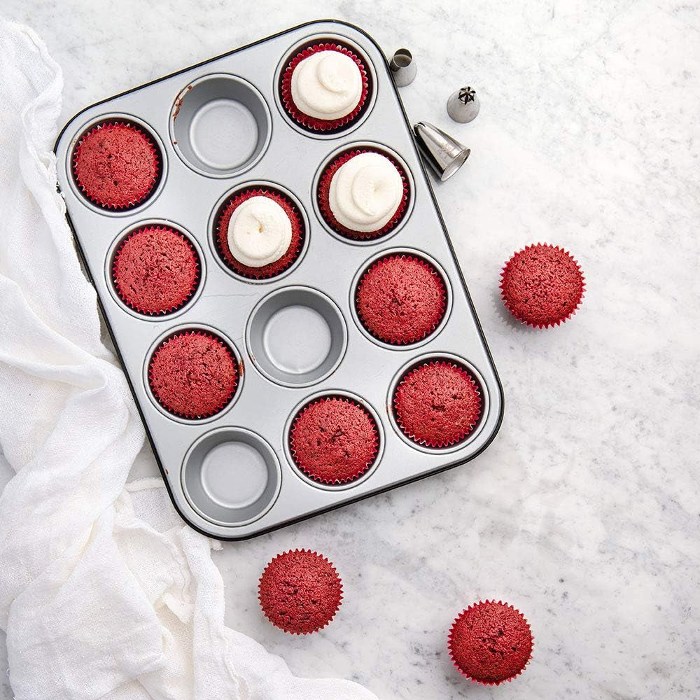 0062750 tigaie de coacere pentru 12 brioșe Matrite si tavi pentru copt Naty Shop