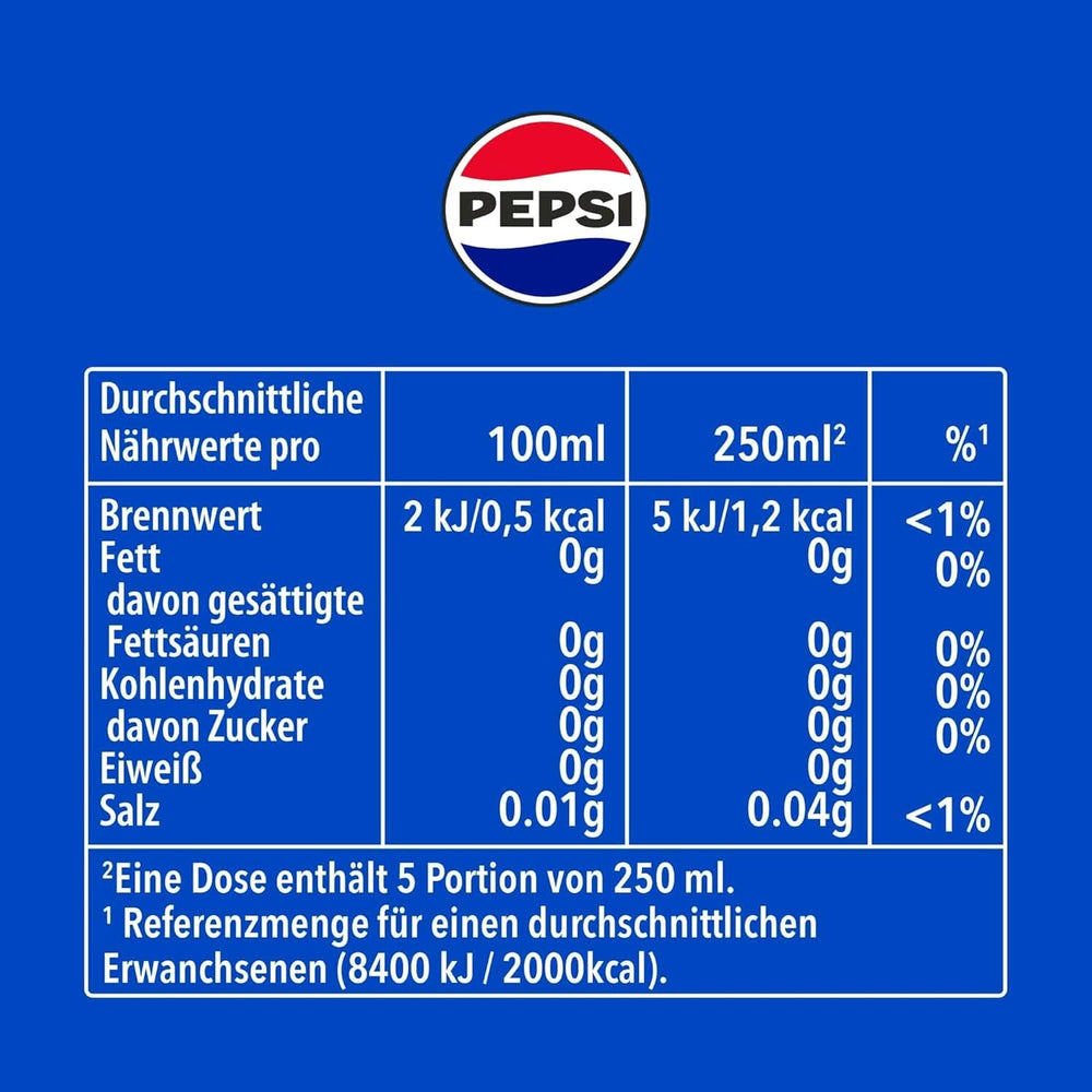 Pepsi Cola, Original, set 6 x 1,25 litri Bauturi fara alcool Naty Shop