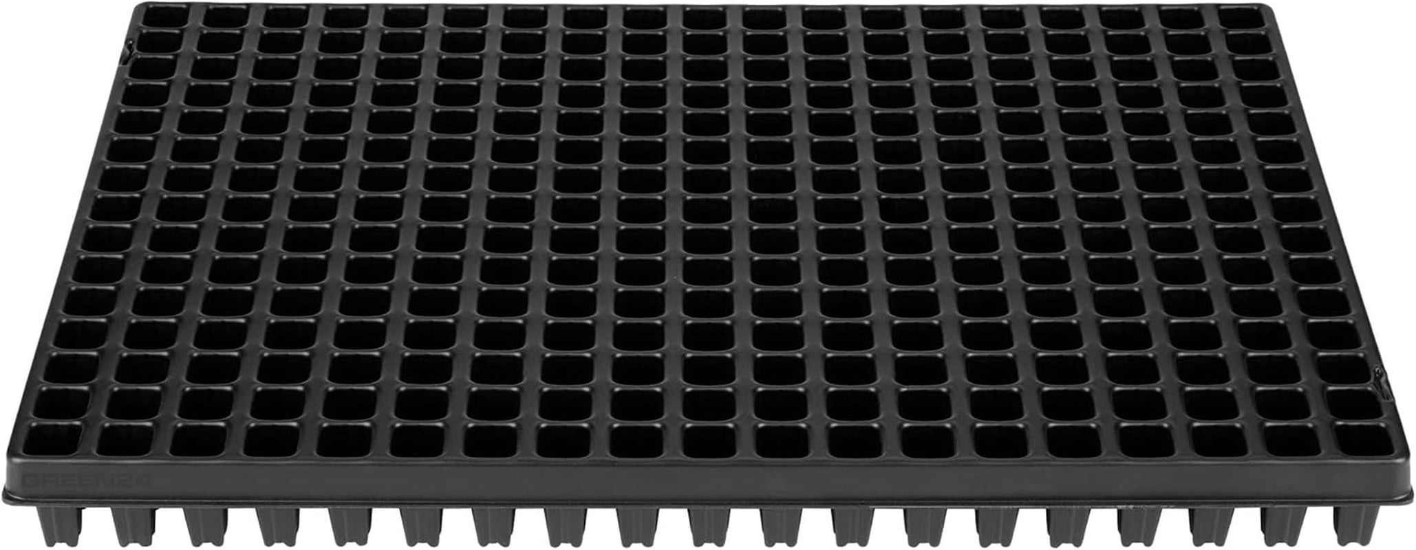 Système de propagation GW-285 composé d'un bac à eau professionnel GW657, d'un tapis capillaire assorti (absorption d'eau 3 L par m²) et d'un plateau à pots avec 285 pots (23x23 mm, hauteur 54 mm) en taille européenne (600x400 mm)