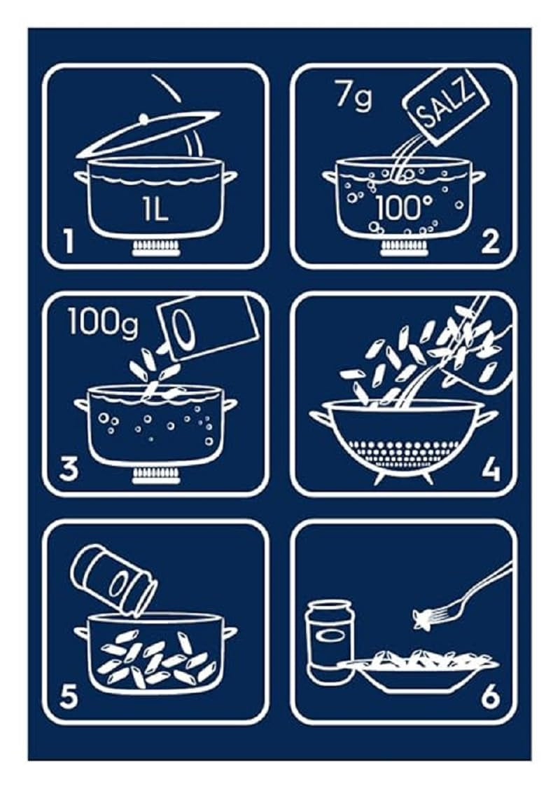 Pâtes Barilla Piccolini Mini Penne Rigate, 500g