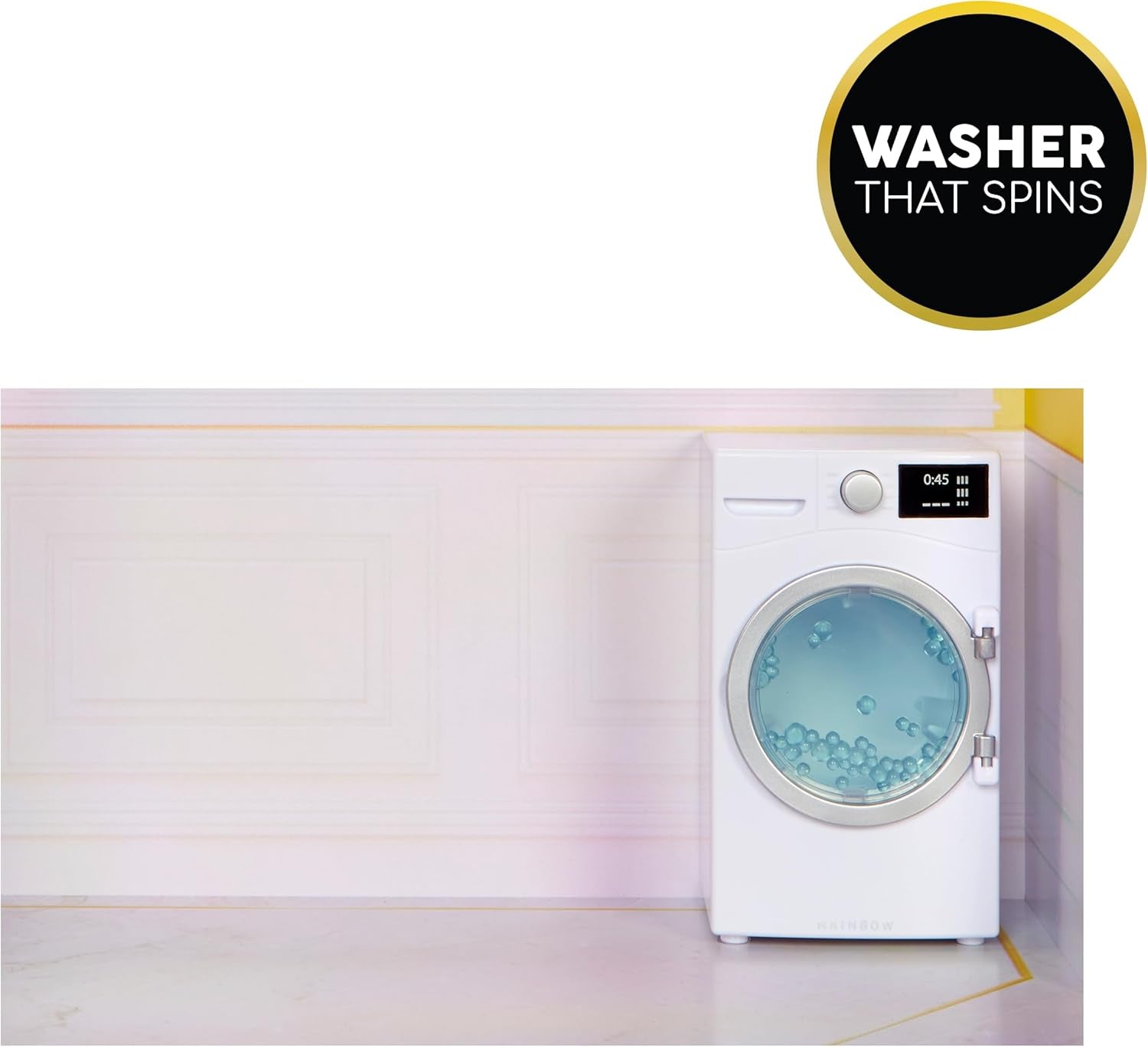 Rainbow High Townhouse - Maison de vacances à 3 étages avec 5 chambres et terrasse - Maison complète avec ascenseur fonctionnel et accessoires - Jeux pour enfants de 4 à 12 ans et plus