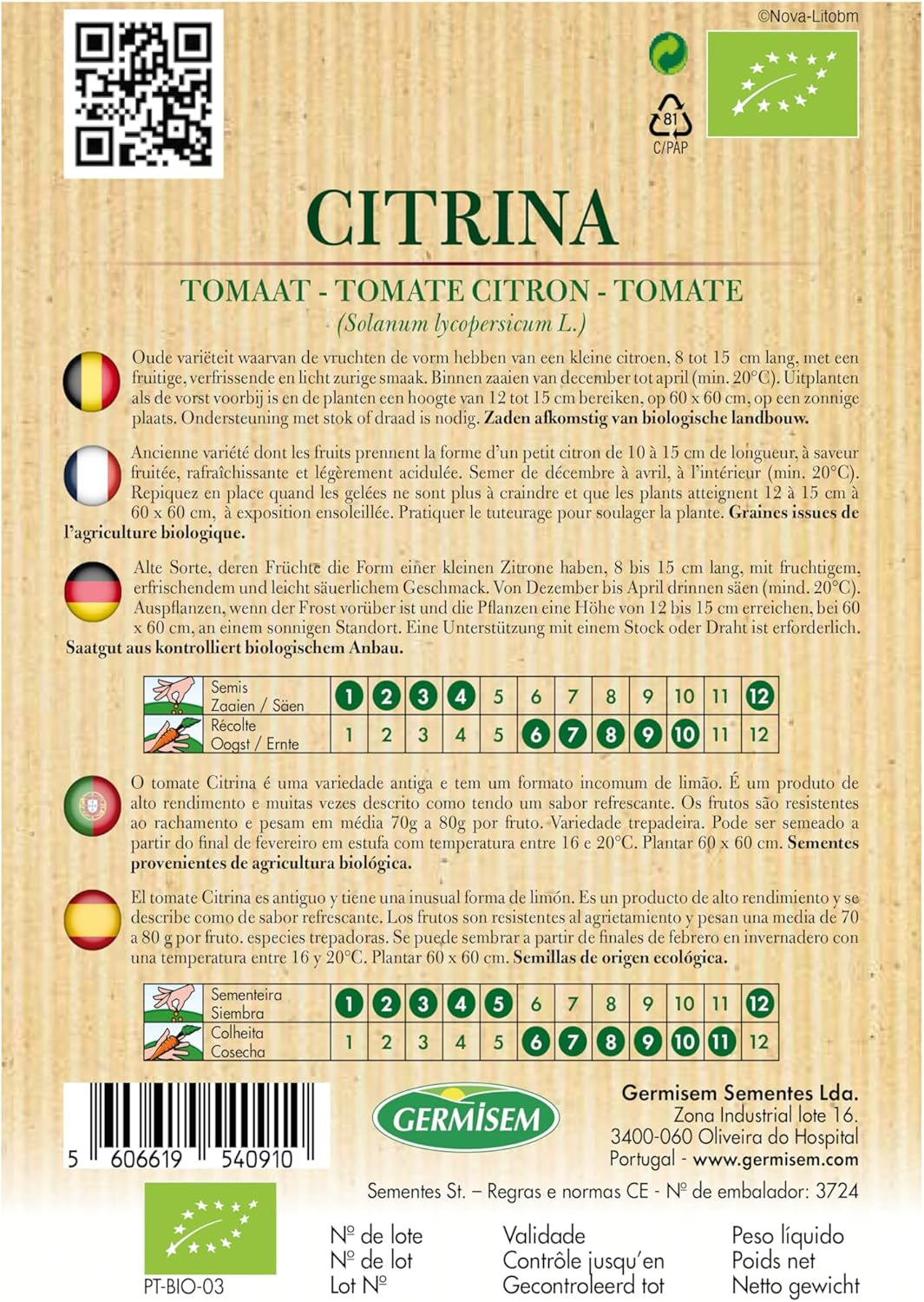 Tomate Citrina
