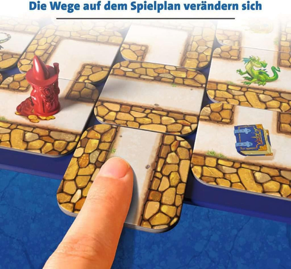 Ravensburger Family Game 26955 - Labirintul Nebun - Joc de Petrecere - Joc clasic pentru 2-4 jucători, joc de societate pentru vârste de 7 ani și peste