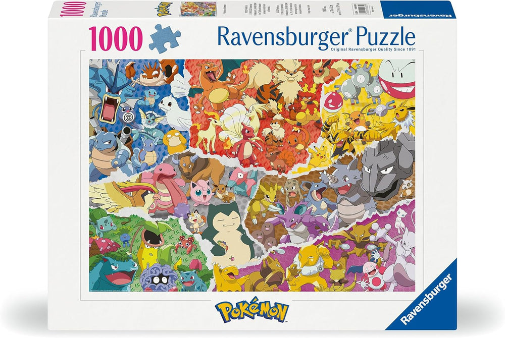 Ravensburger Puzzle 12000832 - Pokémon Aventure - Puzzle Pokémon 1000 pièces pour adultes et enfants de plus de 14 ans Puzzle Naty Shop