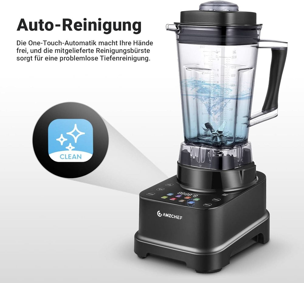 Blender AMZCHEF, 8 menus intelligents et 10 vitesses, écran tactile LCD Cuisine Naty Shop