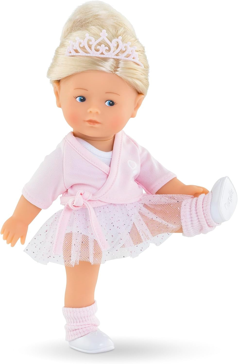Les Trends Mini Corolline Rosy Ballerina Set, Vollvinylpuppe mit long Haar, extra Outfit in Geschenkbox, Vanilleduft, 20cm, ab 3 Jahren