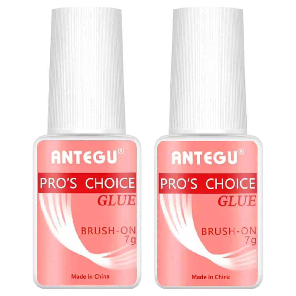 Colle à ongles extra forte – Comprend un pinceau, 4 x 7 g de colle pour extensions d'ongles, de la colle pour pointes acryliques et de la colle pour ongles artificiels.