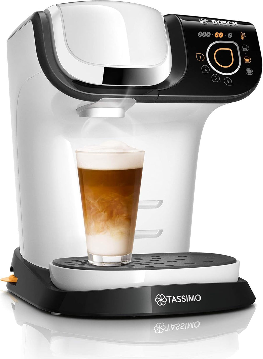 Tassimo My Way Machine à expresso avec 2 capsules TAS6502 avec filtre à eau, plus de 70 boissons, personnalisation des boissons, variété de café, préparation facile, 1500 W, noir