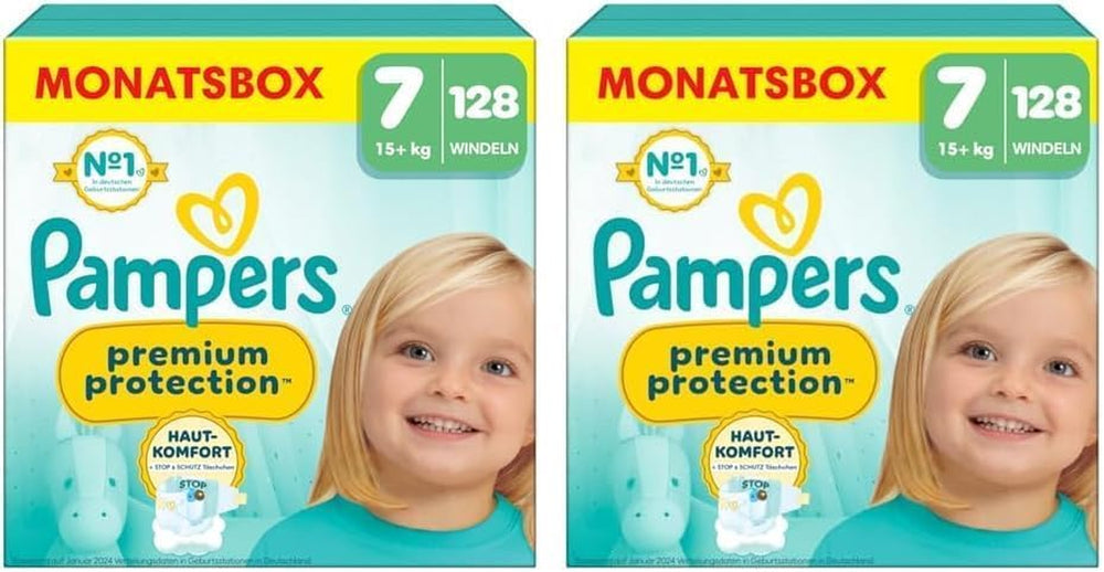 Pampers Premium Protection Taille 5, 152 Couches, 11kg-16kg, notre protection n°1 contre la peau et les fuites