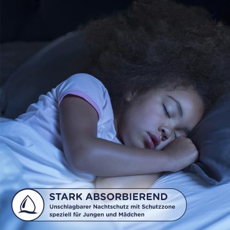 Huggies DryNites Couches de nuit super absorbantes pour filles de 4 à 7 ans, 4 x 16 couches culottes (64 pièces), paquet mensuel