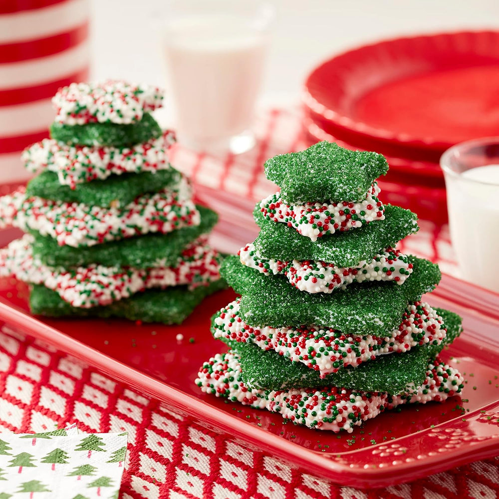 Wilton 2104-5919 Ensemble de coupe-arbre en pain d'épices, plastique, vert